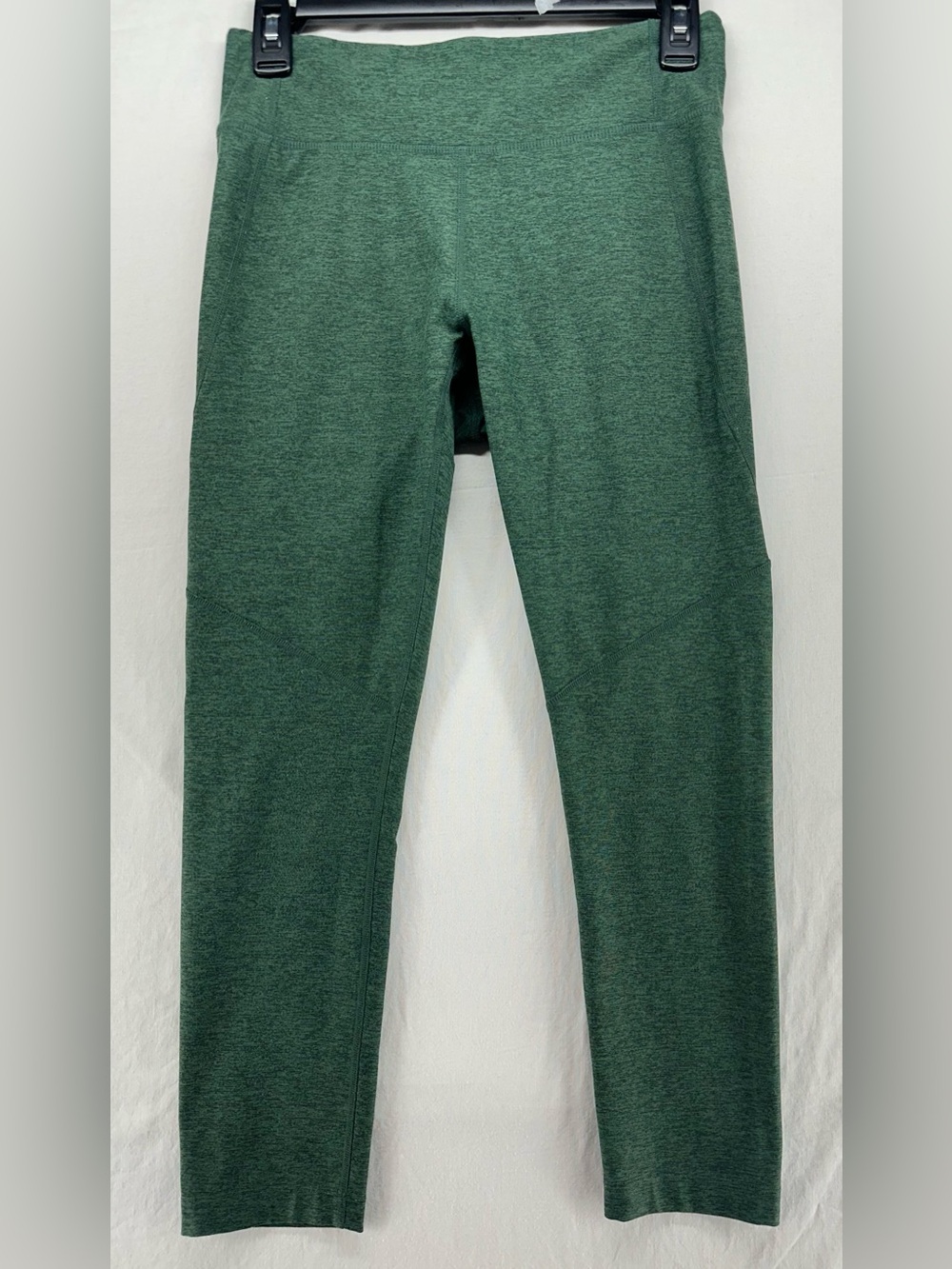 OUTDOOR VOICES Leggings Warmup 7/8 Stretch Green Pocket Women's Size Med